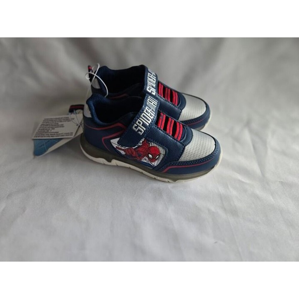Marvel Spider-Man Boys Light Up Sneakers - Boys size 12 - NEW - Picture 4 of 7